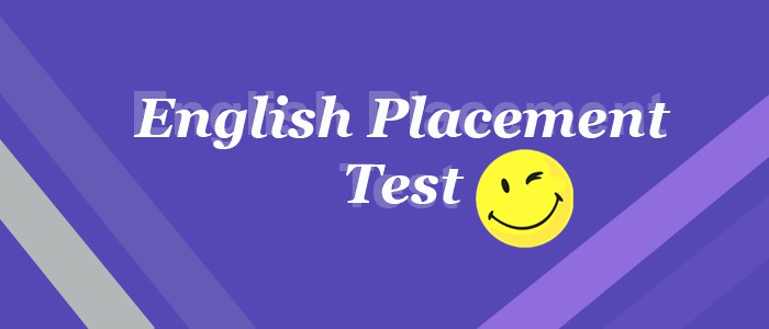 اختبار تحديد مستوى اللغة الانجليزية